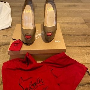 Christian Louboutin 160mm Pattern Leather Platform